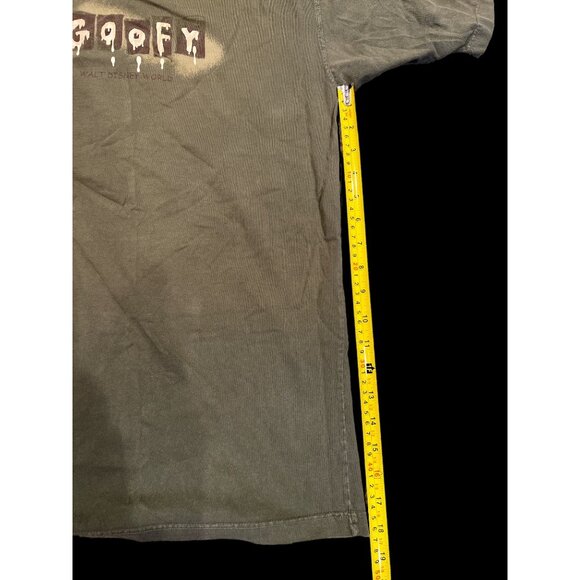 Vintage Walt Disney World Olive Green Men's Goofy T-Shirt Size Medium, Disneyana - Picture 4 of 7